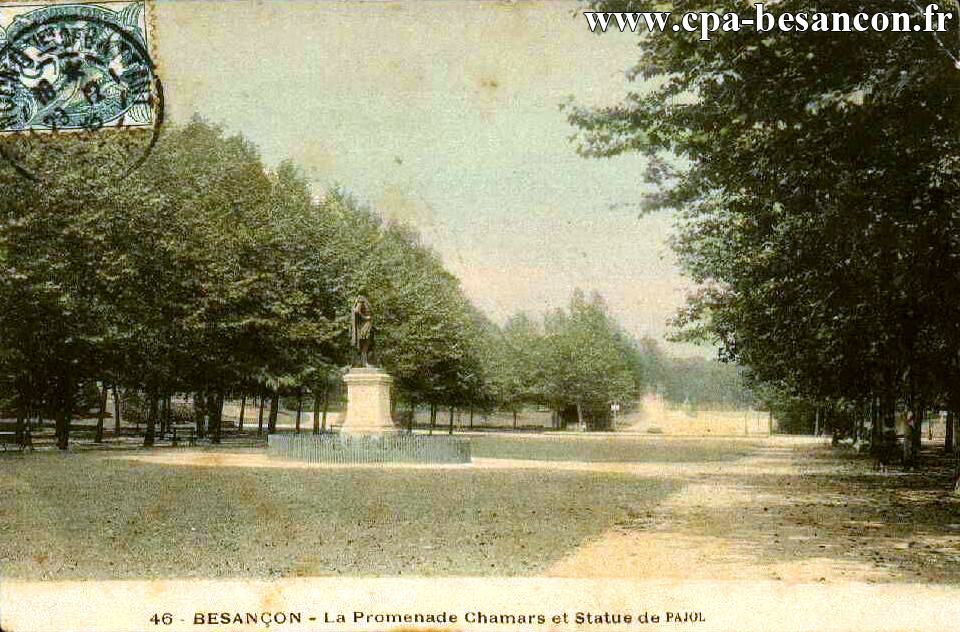 46 - BESANÇON  - La Promenade Chamars et Statue de PAJOL